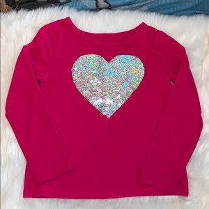 Toddler Girls Long Sleeve Top - Sequins that Flip